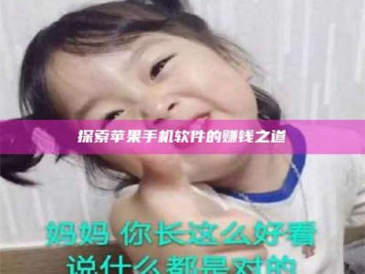 甘肃探索苹果手机软件的赚钱之道