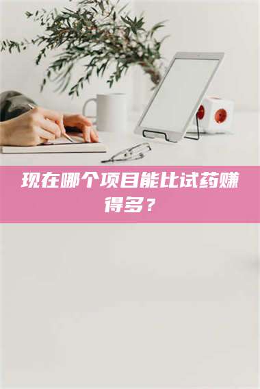 甘肃现在哪个项目能比试药赚得多？ 第1张