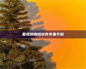 甘肃看视频赚钱软件苹果手机 第1张