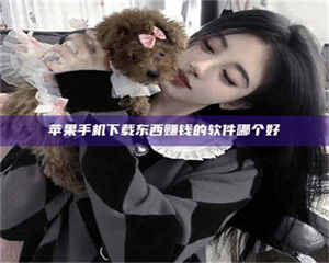 甘肃苹果手机下载东西赚钱的软件哪个好 第1张